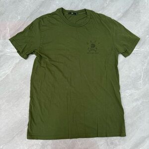 Men’s Obey Wrecking Crew 100% Cotton Skull Hammer Short Sleeve Shirt Large